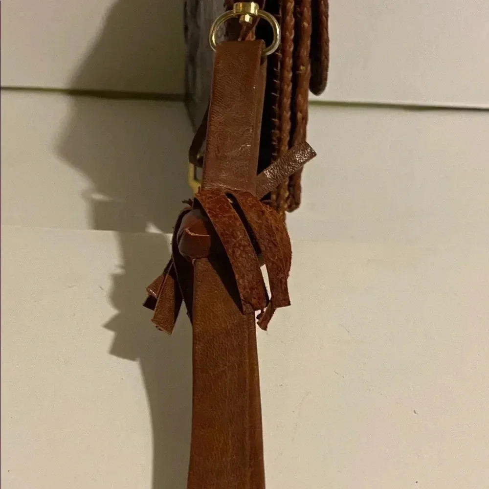 Handmade unisex crocodile clutch  wristlet bag - Picture 10 of 12